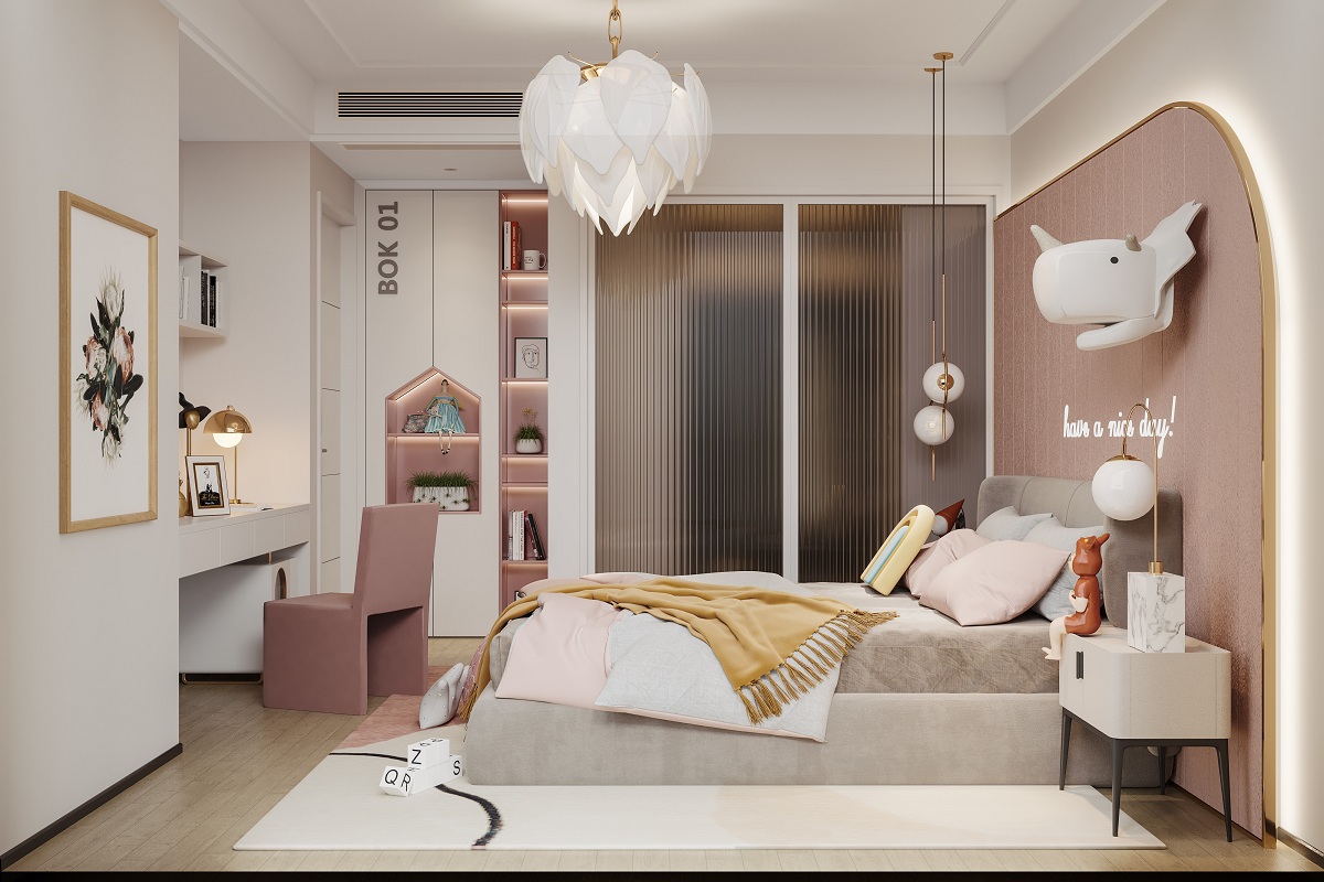 蘇州華麗家族太湖上景花園兒童房裝修設(shè)計(jì) 蘇州別墅兒童房裝修設(shè)計(jì)