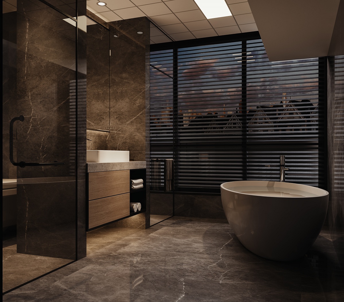 蘇州華麗家族太湖上景花園衛(wèi)生間裝修 蘇州別墅衛(wèi)生間裝修